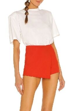 SUPERDOWN Red Mini Skort